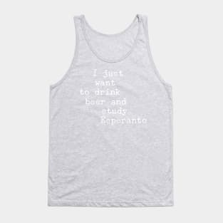 Beer & Esperanto Tank Top